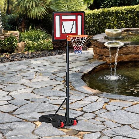 Panier de basket réglable de 160 à 210 cm 75 x 45 x 261 cm (1/5)