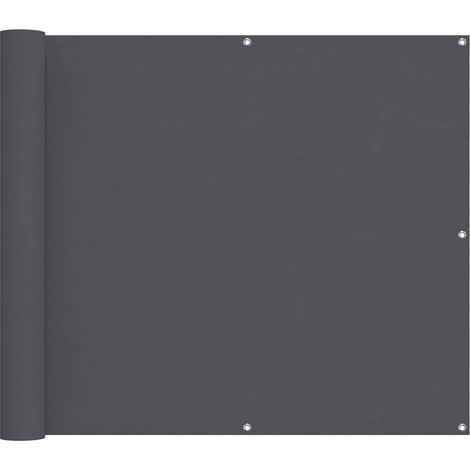 Écran de balcon anthracite 90x800 cm 100% polyester oxford (1/5)