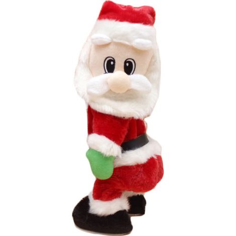 Twerking Père Noël - Père Noël chantant et dansant avec musique - Peluche électrique amusante Père Noël enfants adultes (1/5)