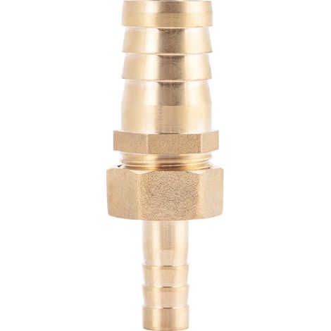 Fitting in brass for hose, reducer of queue of barbe, connector of socket reducer (6 mm-19 mm 1 piece) (1/5)