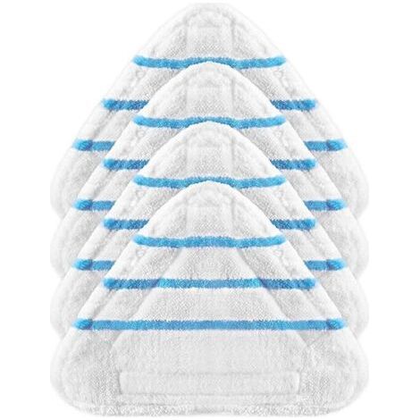 4 Housses Lingettes pour Balai Vapeur Silvercrest Lidl Universel Accessoires pour Nettoyeurs Vapeur (1/4)