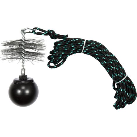 Ensemble de brosses de cheminée, 10 m, 125 mm, 1,3 kg