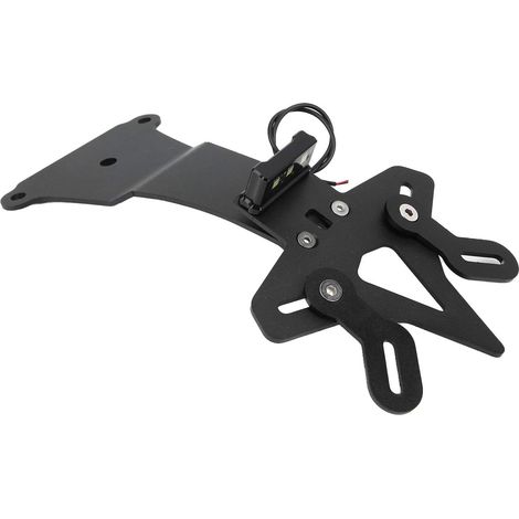 Support de Plaque d'immatriculation de Moto Fender éliminer avec lumière LED pour Scrambler Cafe Racer 800 19-22 Support de Plaque d'immatriculation de Moto (1/5)