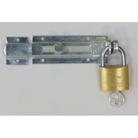 Support de serrure IBFM art 36 mm 100 en acier galvanisA  avec gA che