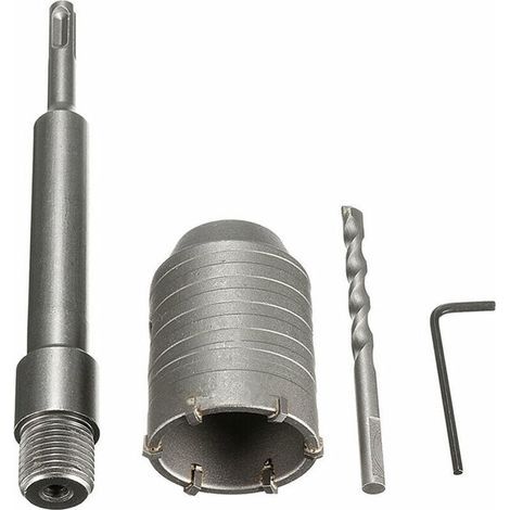 SDS Plus tige béton ciment pierre 50 mm mur scie cloche foret 200 mm tige nouveau (1/5)