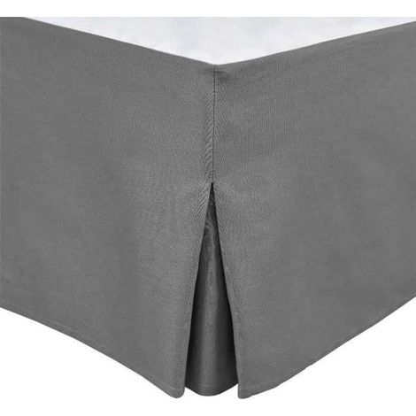 Cache-sommier Home Linge Passion 160 x 200 cm + 30 cm Antracite