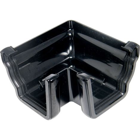 FloPlast Niagara 90° External Angle Black - Pack of 10 (1/2)