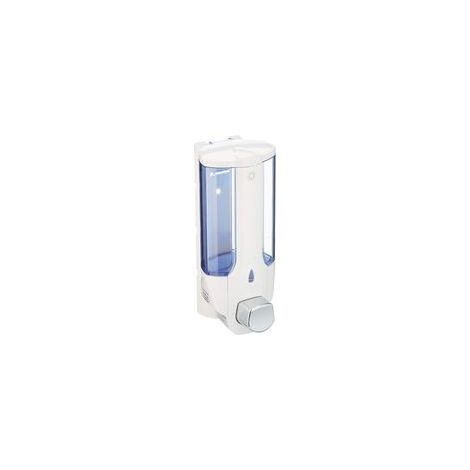 Distributeur de Savon Mural 380ml Design Moderne pour Salle de Bain Contenant Universel pour Gel Douche, Shampoing