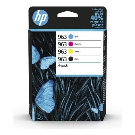 Cartucho de Tinta Original HP nº963 Multipack/ Cian/ Magenta/ Amarillo/ Negro