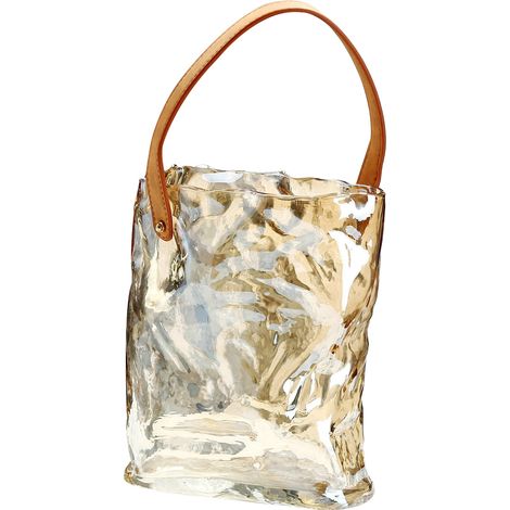 Vase en Verre Coloré Original pour Sac à Main ou Aquarium - Fait Main (1/5)