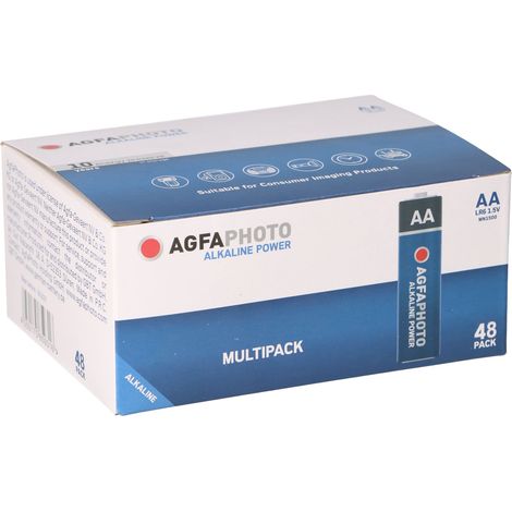 AgfaPhoto Power LR6 Mignon (AA)-Batterie Alkali-Mangan 1.5 V 48 St. (1/5)