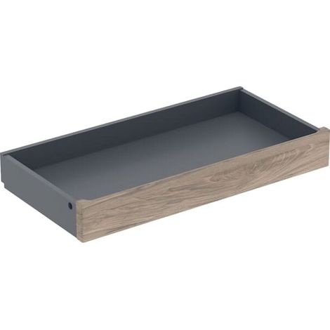 GE tiroir intérieur avec façade pour Renova Plan US pour lavabo, largeur 75 cm, année 2021, bois noyer (1/2)