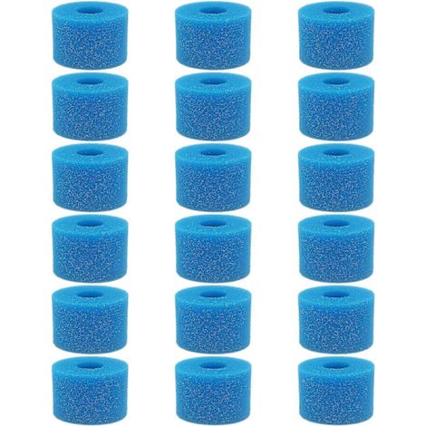 18 filtres en mousse lavables et réutilisables de type S1 pour Pure Spa-AquaForge (1/5)