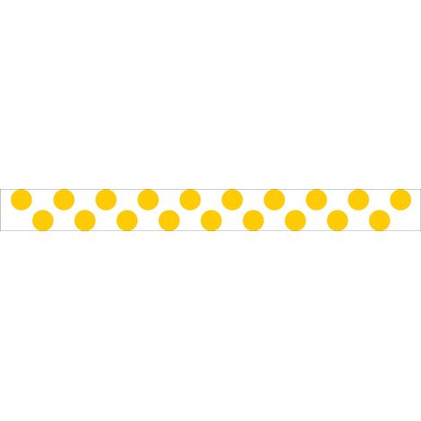 Lot 2 bandes 100mm x 1m - Double ronds Jaune - 4640259