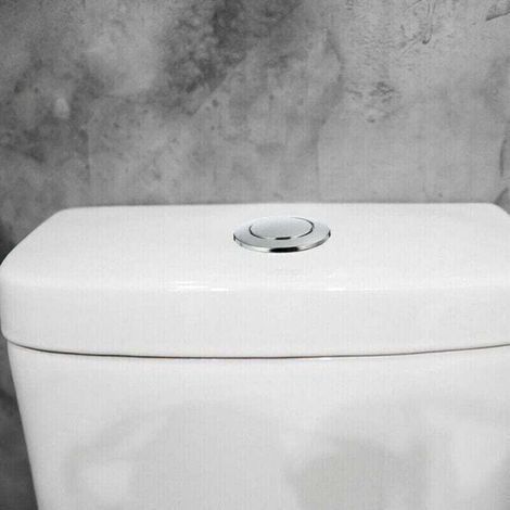 Toilettenspülknopf, 38-mm-Druckknopf für Badewanne und Toilette, wassersparende Vorrichtung – geeignet für Toilettenspülkästen (1/2)