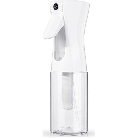Flacon pulvérisateur pour cheveux (200 ml) - Petits flacons à brume ultra fine continue Transparent Vide Vaporisateur pour plantes pour eau, alcool, nettoyage, coiffure, barbier, huiles essent (1/5)