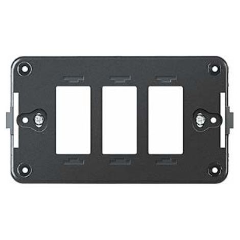 Supporto Tondo' 3 Moduli (Elettrocanali Cod. Ecl99Tp)
