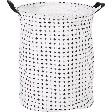 Sac de rangement pliable et stable, panier à linge pour vêtements et jouets d'enfants, organisateur ménager (1/5)