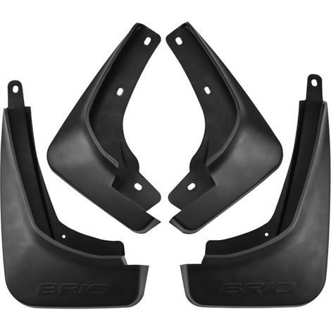 Convient aux Honda BRIO SATYA 2018-2024 : garde-boue souples pour pneus et ailes. (Modèles Honda Brio Satya 2018-2024)