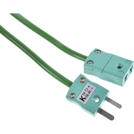 Câble d'extension type K RS PRO, 10m, temp. max. +220°C, gaine PVC ( Prix pour 1 ) (1/3)
