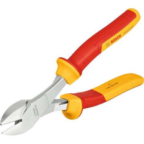 Bosch PRO Plier VDE High Leverage Dg. Side Cutter 200mm 1600A02NE2 (1/5)