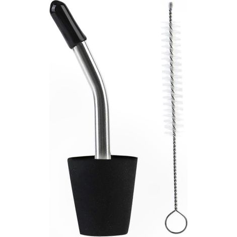 Wasserkocher für den Außenbereich mit verlängertem Ausguss, Kaffeemaschine mit dünnem Rohr aus Edelstahl 304, Wasserverlängerungsschlauch, weißer Ausguss, Umrüstzubehör. (1/4)
