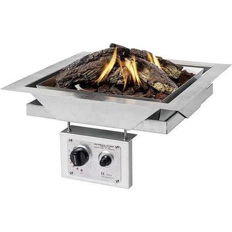 Happy Cocooning Mania Einbau-Feuerstelle 12 kW quadratisch large Einbaumodell (1/5)