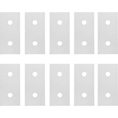 Lot de 10 équerres en aluminium 40×40 mm, supports d’assemblage pour charpente bois, menuiserie et bricolage – Équerres à angle droit pour profilés T-Slot (1/5)