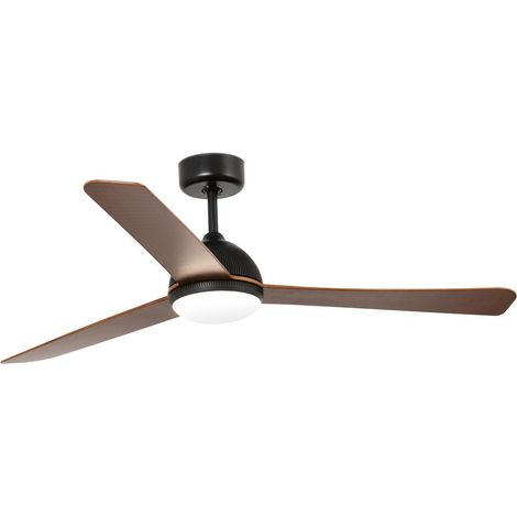 DC Ceiling Fan Grid Black with LED & Remote (1/2)