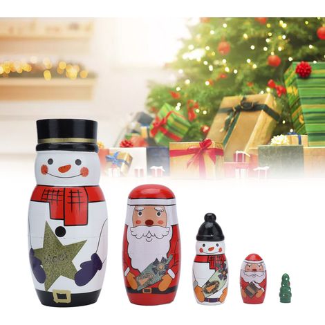 Bonhomme de neige créatif, cadeau de Noël, décoration artisanale, ornement pour la maison, cadeau pour enfants, dessin animé (1/5)
