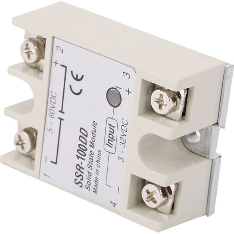 Module de relais statique SSR-100DD, commande CC, entrée CC 3-32 V (1/5)