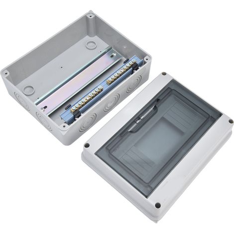 Boîtier de protection étanche IP65 pour disjoncteurs extérieurs, 8 entrées (1/5)