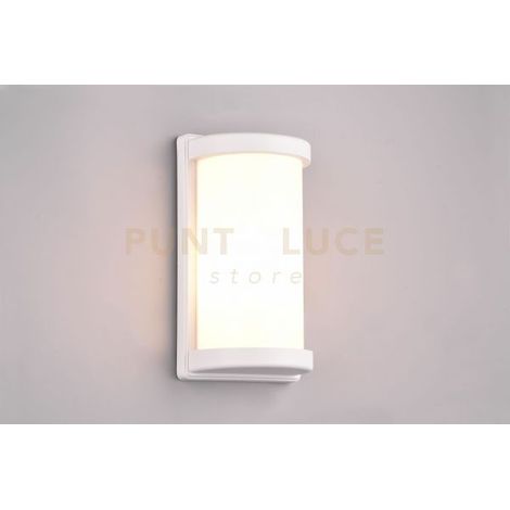 Applique esterna PUELO bianca E27 IP44 in alluminio RL