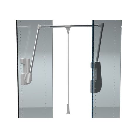 Penderie escamotable LIFT 700 - fixation latérale - 15 kg - aluminium (1/5)