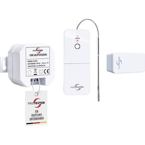 m-e modern-electronics Controllo gas scarico senza fili ASK 6030 Bianco