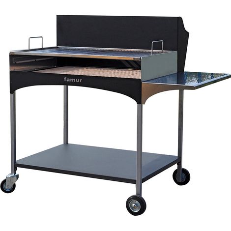 Barbecue a Legna con Griglia in Acciaio Famur BK 12 Elite