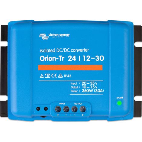 Convertidor DC-DC Orion 24V/12V 30A (360W) Aislado