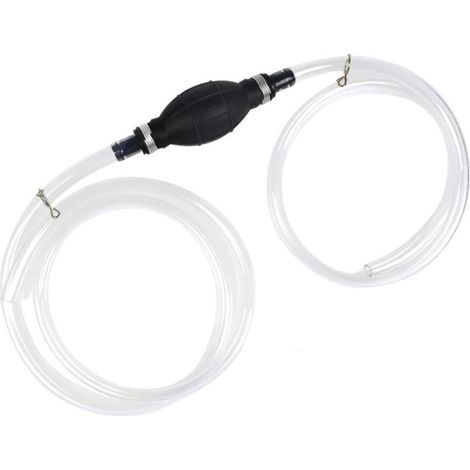 Pompe Siphon Pompe Manuelle Carburant avec PVC Tube Pompe a Gasoil Manuelle Améliorée Pompe à Siphonner pour Réservoir à Poissons pour Carburant Essence Diesel (1/5)