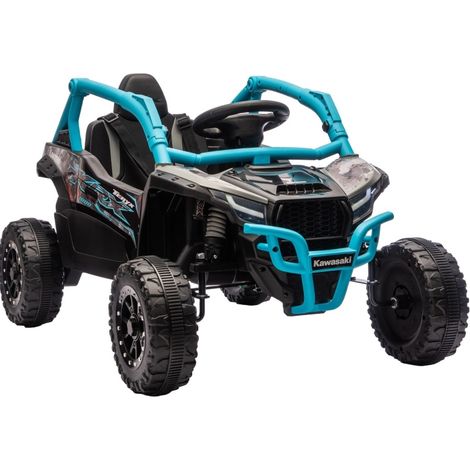 UTV eléctrico infantil Kawasaki Teryx KRX 1000 12V azul HOMVRA (1/4)