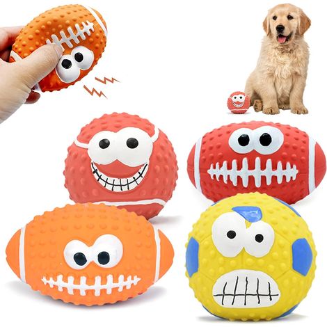Balle en latex pour chiots, ensemble sportif, pour rapporter des objets (1/5)