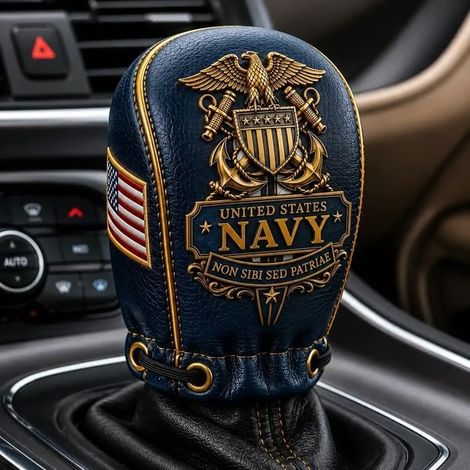 Stylish, portable, practical, and innovative design. Tribute Gear Shift Cover - Dark Blue.