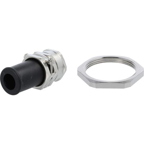 LAPP Presse-étoupe avec protection contre la torsion et contre-écrou M40x1.5 Raccord intermédiaire hexagonal laiton (CuZn) nickelé Longueur de filetage 9,0 mm - 1 Stück