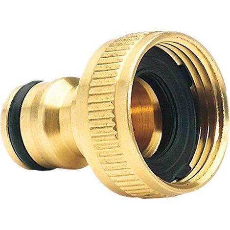 Raccord de robinet en laiton 3/4 pouce pour tuyau d'arrosage, adaptateur pour tuyau d'arrosage rapide, accessoires d'irrigation goutte à goutte, raccords filetés avec filetage femelle