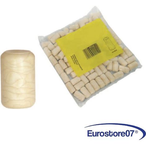 TAPPI SINTETICI IN SIMILSUGHERO 100 PZ FINTO SUGHERO MM 22x38 FERR 122764 (1/4)