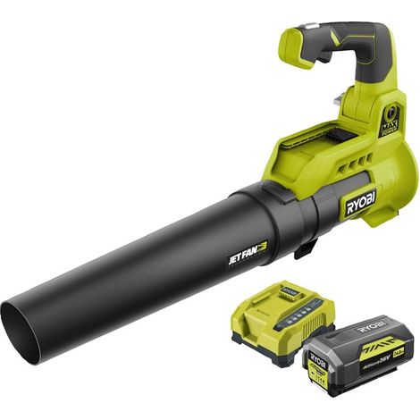 RYOBI Souffleur 36V Max Power - 1 batterie LithiumPlus 36V 4.0Ah - 1 chargeur rapide 6.0Ah - RY36BLA-140 (1/10)