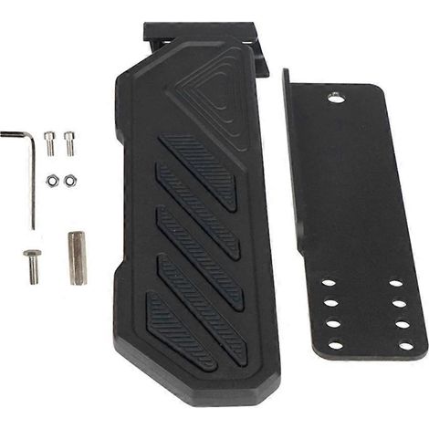 Fußstütze links für Jeep Gladiator JT (2018–2022) und Jeep Wrangler JL JLU 4XE, rutschfest, schwarz (1/5)