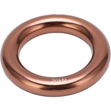Runder Abseilring aus Aluminiumlegierung, O-Ring für Bergsteigen und Abenteuersportarten im Wald (1/5)