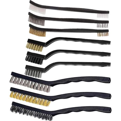 Brosse métallique en acier/nylon/laiton, brosses antirouille pour le (1/5)