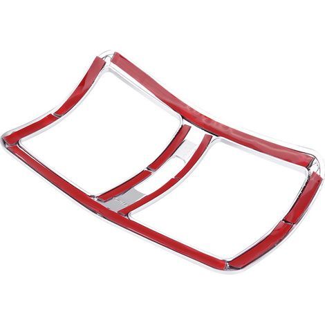 Copertura di ventilazione posteriore, profilo cromato per uscita aria da 6,1 x 3,5 pollici realizzato in plastica ABS antigraffio, ricambio antipolvere per Classe E W212 22-25. (1/5)