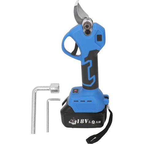 Sécateur électrique sans fil, silencieux, avec poignée ergonomique, lame en acier à haute teneur en carbone, pour BL1815, BL1820, 18 V